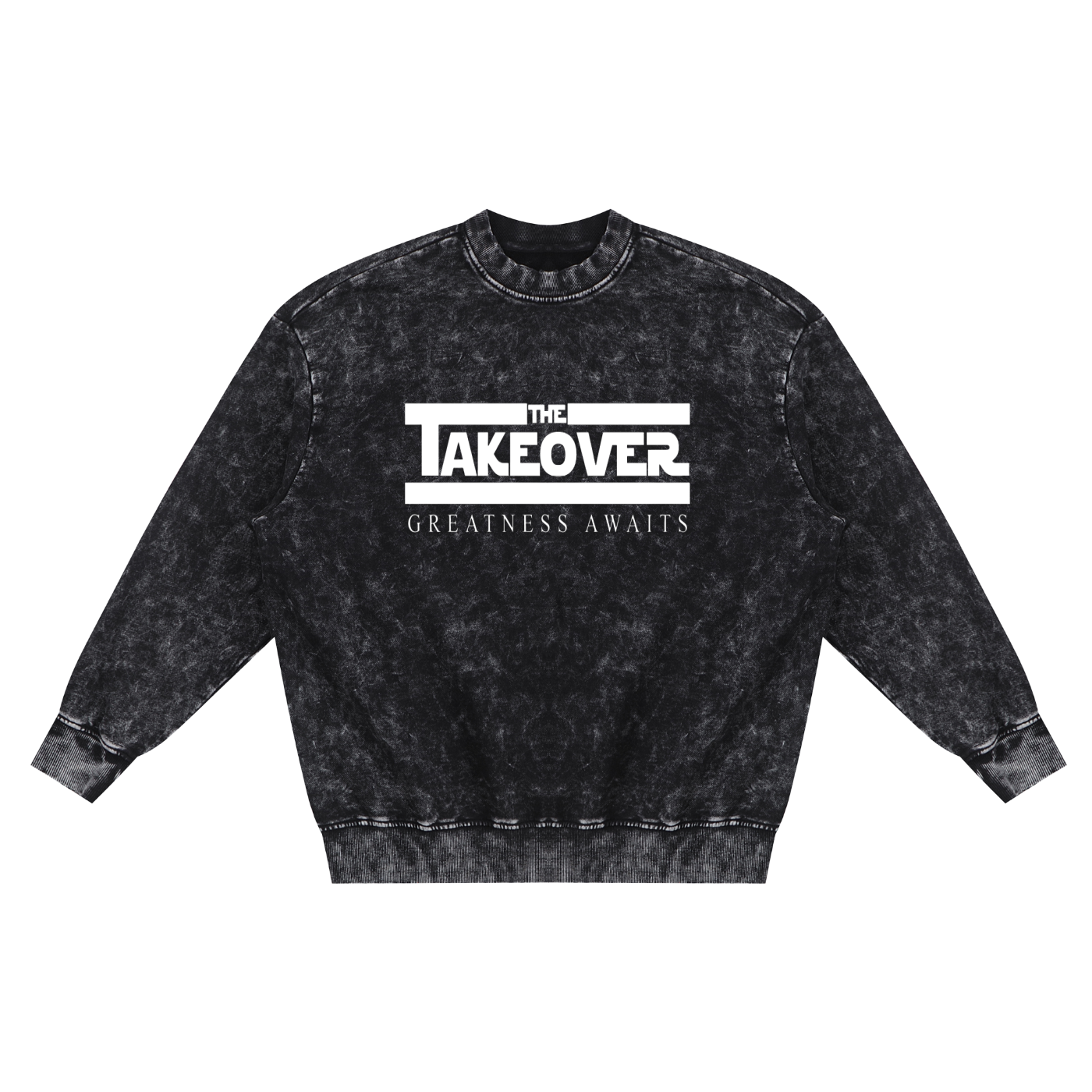 Snow Washed Hand-Frayed Sweatshirt